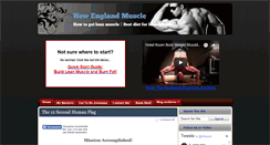 Desktop Screenshot of nemuscle.com
